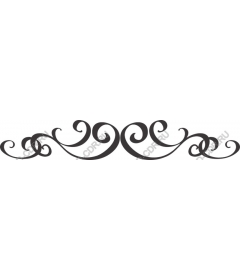 Vintage decorative swirl