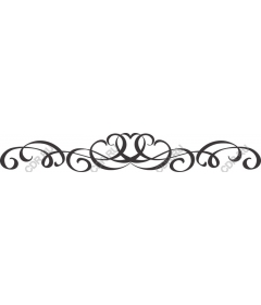  Elegant vintage decorative border