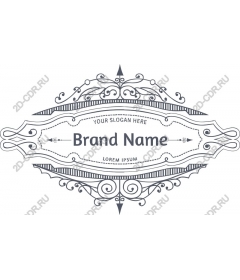 Elegant decorative frame