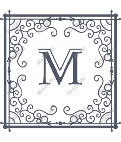  Монограмма Flourish