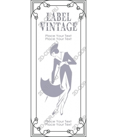 Women's vintage label