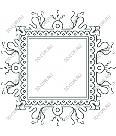  Elegant decorative frame