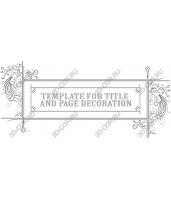 Template for the header and page