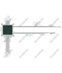 Vintage decorative frame