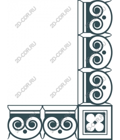 Decorative corner frame