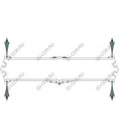 Elegant vintage decorative frame