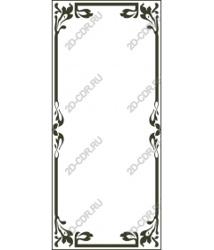  Elegant floral frame border