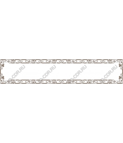 Vintage floral frame