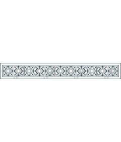  Elegant floral border
