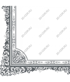 Elegant floral frame
