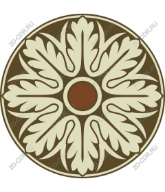  Elegant floral motif