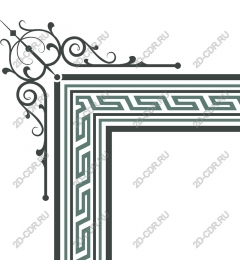  Elegant decorative border
