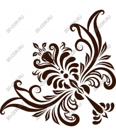  Elegant floral decorative