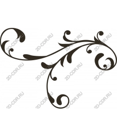  Elegant floral pattern