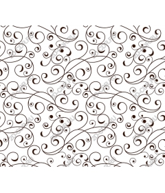  Elegant brown pattern in the form of curls