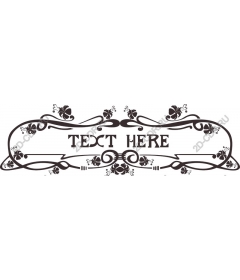  Elegant vintage decorative border