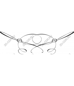 Decorative scroll