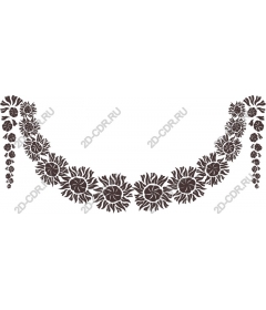  Elegant floral garland