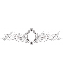Vintage decorative frame