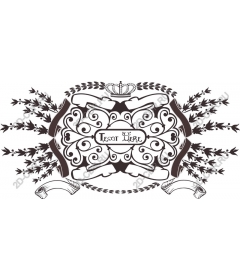 Elegant vintage decorative frame
