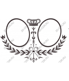 Элегантная королевская рамка