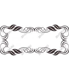 Decorative frame-flower
