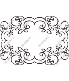  Elegant decorative frame-ornament