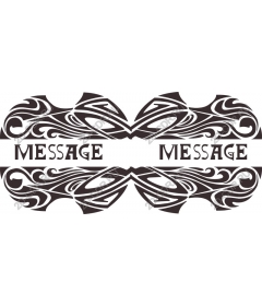  Elegant tribal message
