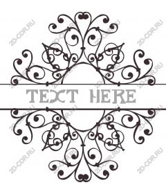  Elegant decorative frame