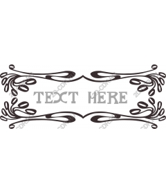  Elegant decorative frame with text space of the individual