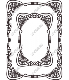  Elegant floral frame