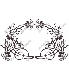 Floral frame