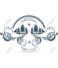 Sea adventure: ships and whirlpools