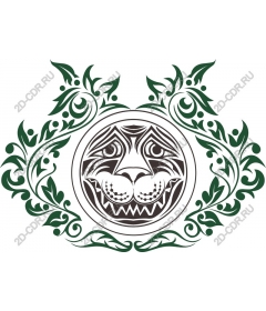 Floral emblem "of the Majestic tiger"