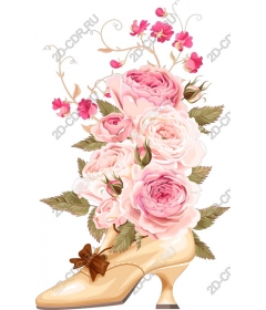 Vintage floral shoes