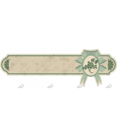Vintage floral decorative tape
