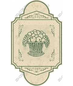 Vintage fruit basket