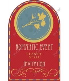  Classic romantic invitation