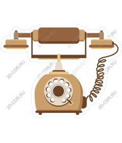 Vintage rotary phone