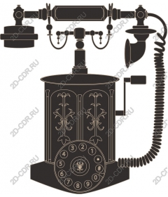 Vintage antique telephone