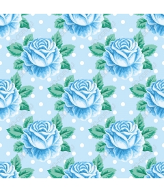 Pattern "Blue rose"
