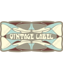 Vintage label