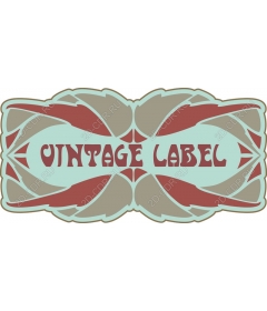Vintage label