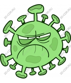 Funny green virus