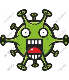  Bright cartoon virus