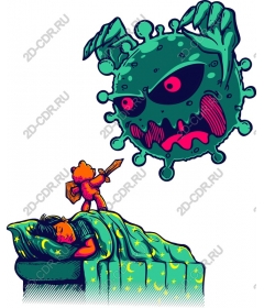 Fearless Teddy: Children's battle with the virus