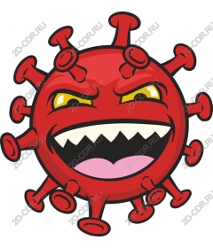  Cartoon character "Virus"