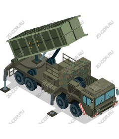 Military mobile rocket launcher