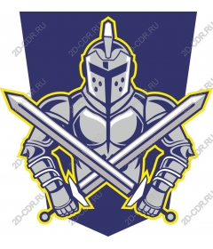  Epic knight with two swords