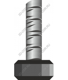 High-quality image of the screw